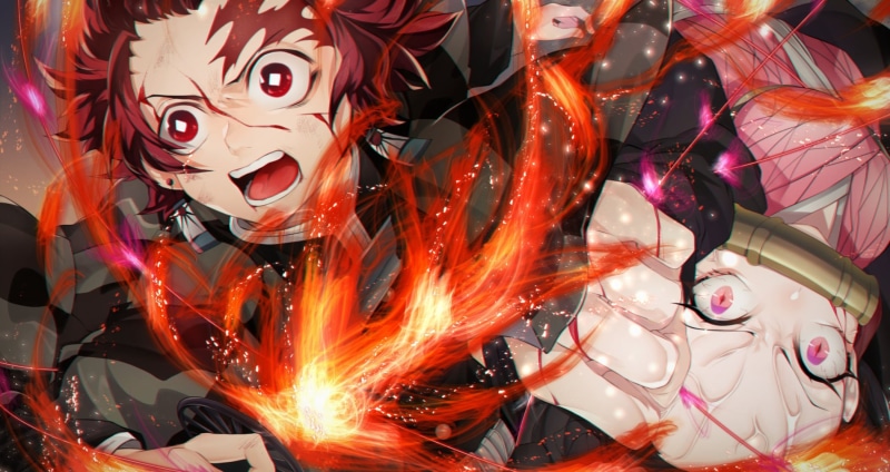 灶门祢豆子主题壁纸合集！鬼灭之刃高清1080P壁纸