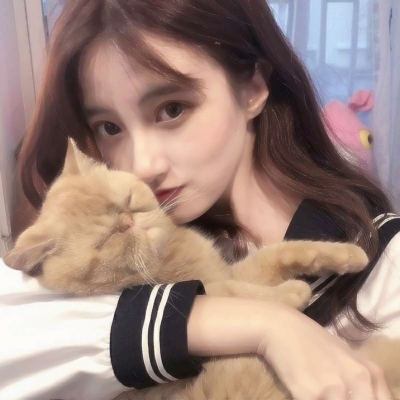 35张高清好看的女生抱猫头像合集