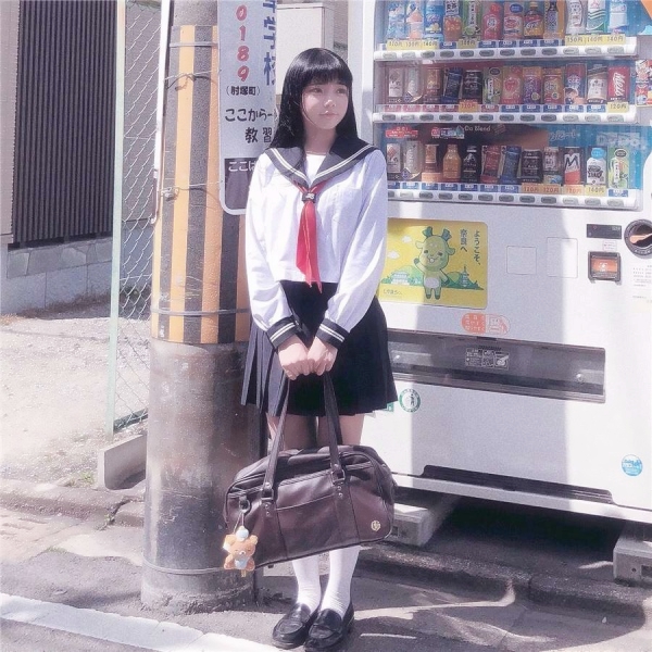 23张超可爱JK制服女生头像 高清好看又软萌