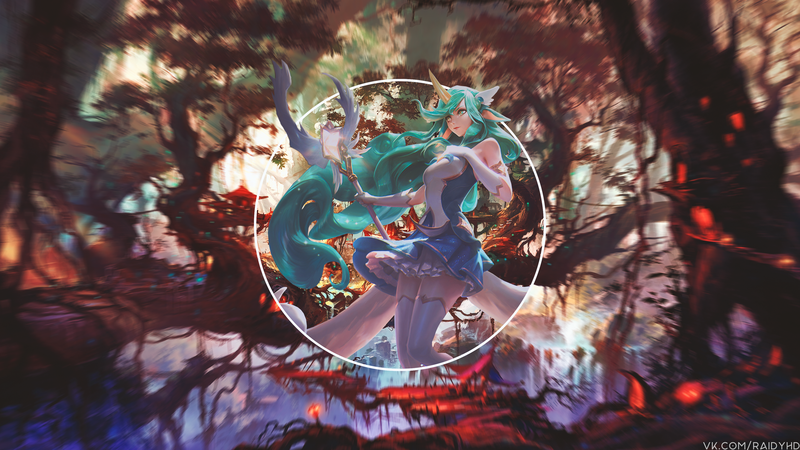 星之守护者索拉卡！英雄联盟同人壁纸合集