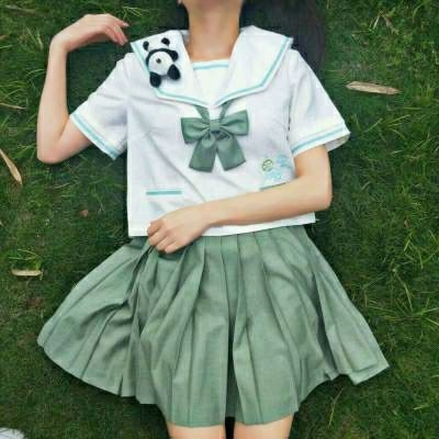 10张高清JK制服半身部位头像 女生头像合集
