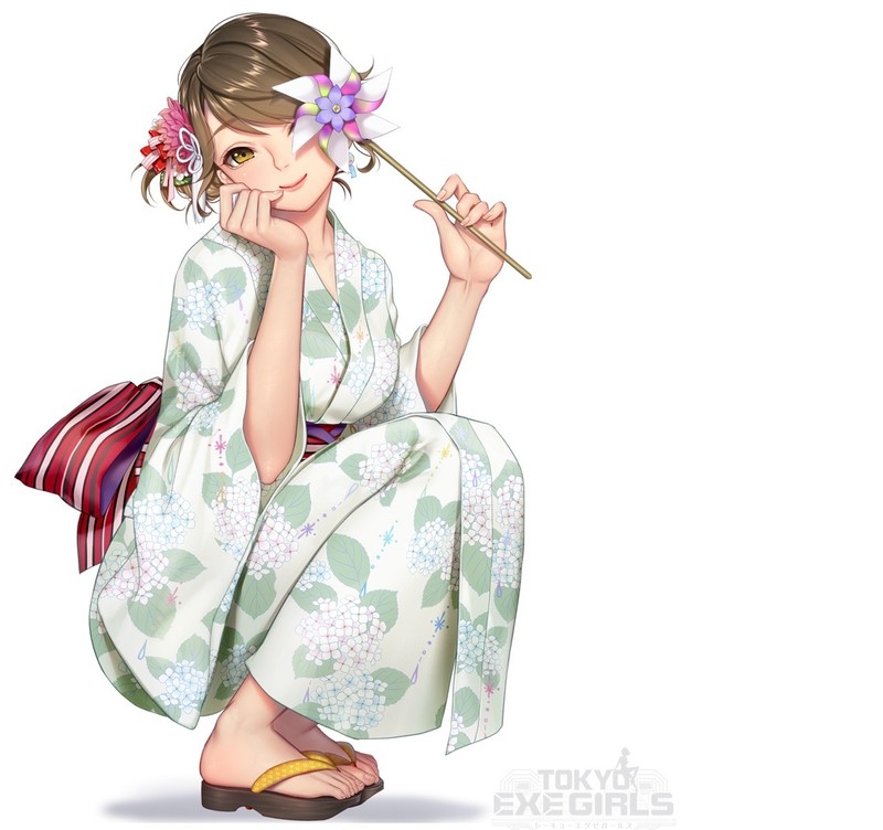 多款蹲姿动漫少女壁纸合集