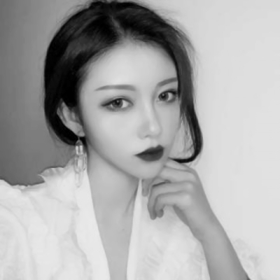黑白丧系真人女生头像！12张高清酷飒丧感黑白图合集