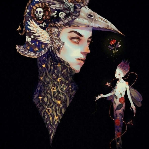 暗黑系诡异动漫女生头像！20张超清氛围感女头分享