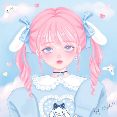 8张甜酷又可爱的动漫女生头像，快来存图