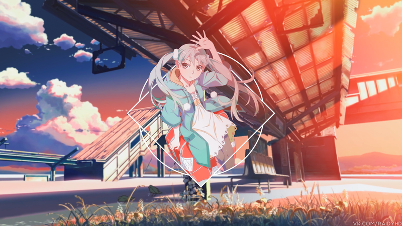 这款画中画二次元少女壁纸，看完直接想一键保存