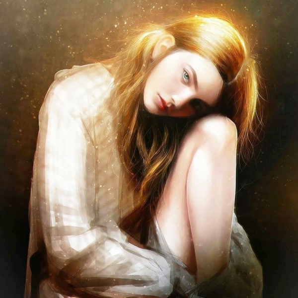 超带感！9张高清精致高冷霸气手绘女生头像