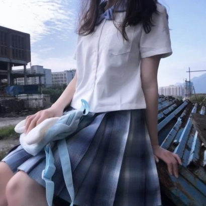 15张高清JK制服女生部位头像 高中生校服女头合集