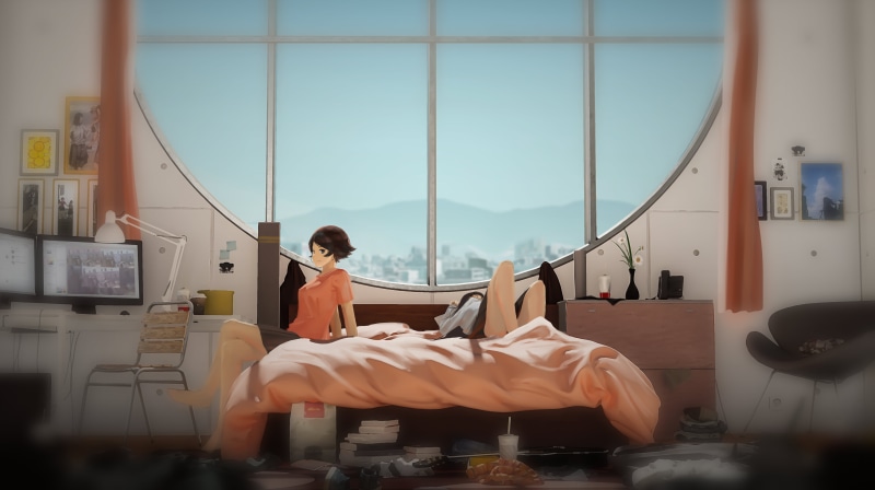 2K分辨率宇崎月手绘插画壁纸