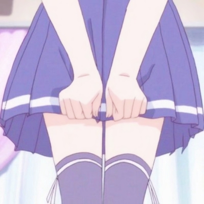 二次元女生动漫腿部部位头像 17张高清素材