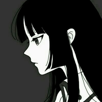 36张高清动漫丧系女生头像 氛围感拉满