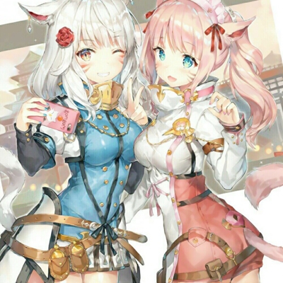 13张高清狐耳动漫女生头像 好看的二次元狐娘头像合集