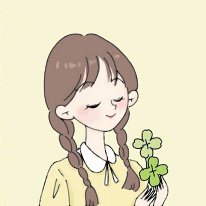 8张清新绿色系二次元少女头像 适合女生用的高清头像图