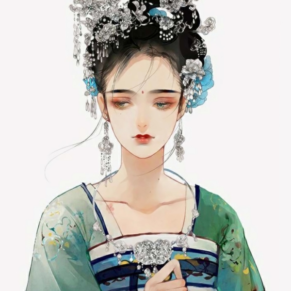 18张女生专属唯美风动漫头像合集