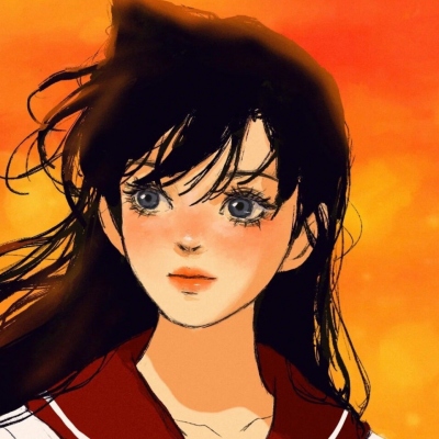 9张氛围感拉满的文艺漫画女生头像