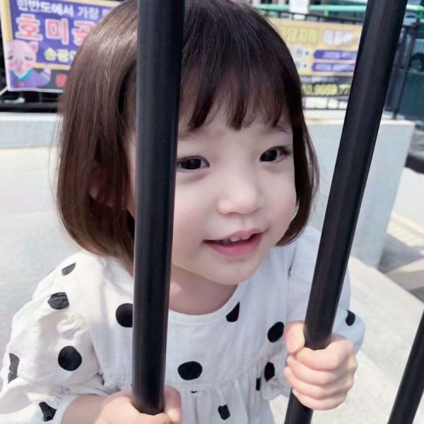 22张高清软萌女娃微信头像合集