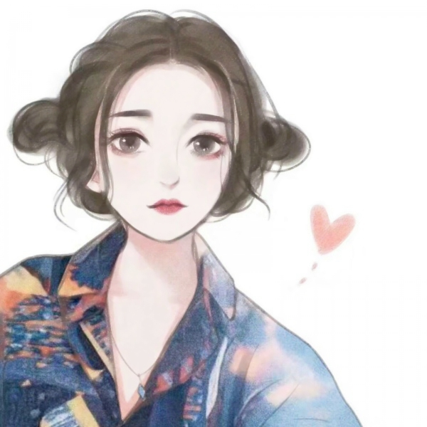 8张超清爽！简约大方的手绘女生微信头像合集