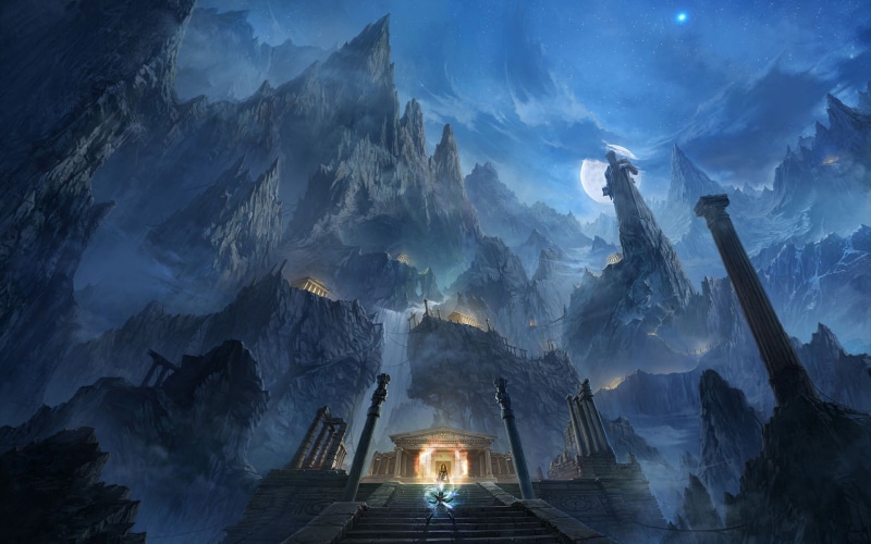 圣斗士星矢古风玄幻战斗壁纸