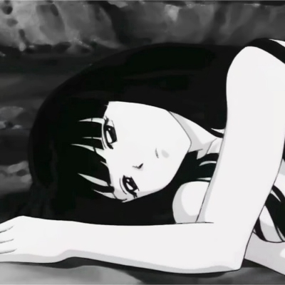 20张霸气高冷黑白动漫女生头像 高清无水印合集