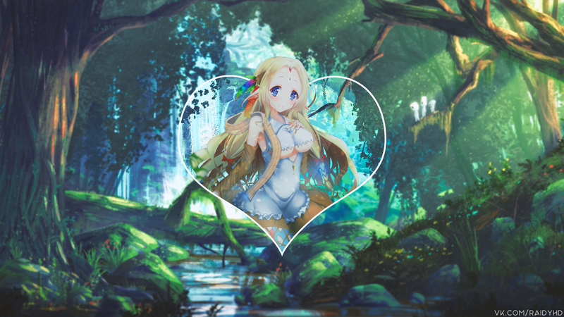 多款动漫少女画中画高清壁纸合集