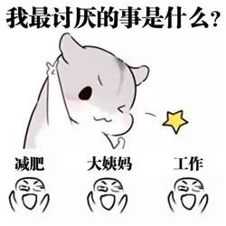 软萌小仓鼠喊口号表情包来啦！