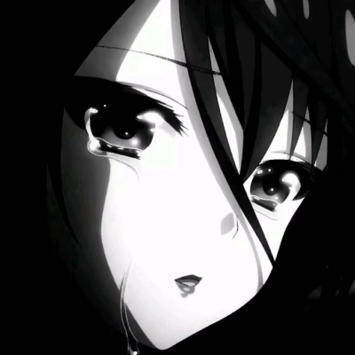 20张霸气高冷黑白动漫女生头像 高清无水印合集