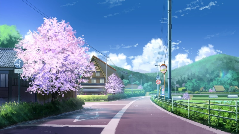绝美樱花街景壁纸合集