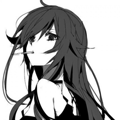 超带感！11张高清暗黑丧系动漫女生头像