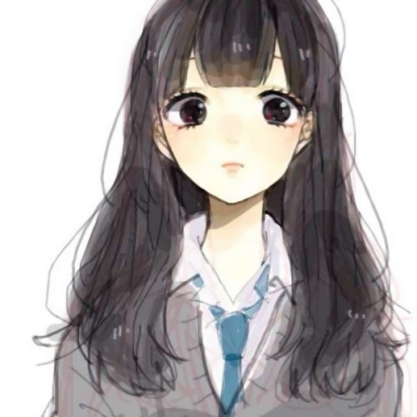 8张超可爱的动漫女生QQ头像 高清画质直接用