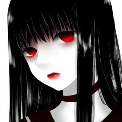 21张高清黑白丧系动漫女头 适合女生用的伤感头像合集