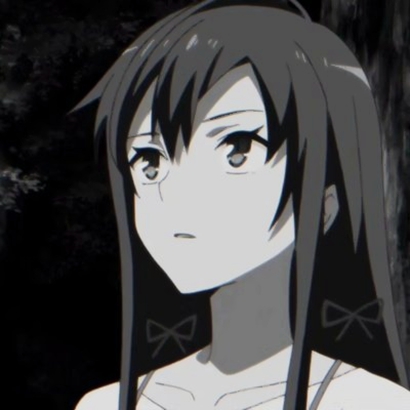 16张高清黑白丧系动漫女生头像 二次元颓废感拉满