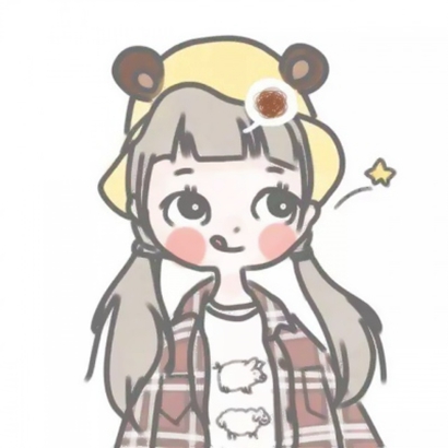 14张高清可爱卡通QQ闺蜜头像 女生专属头像合集
