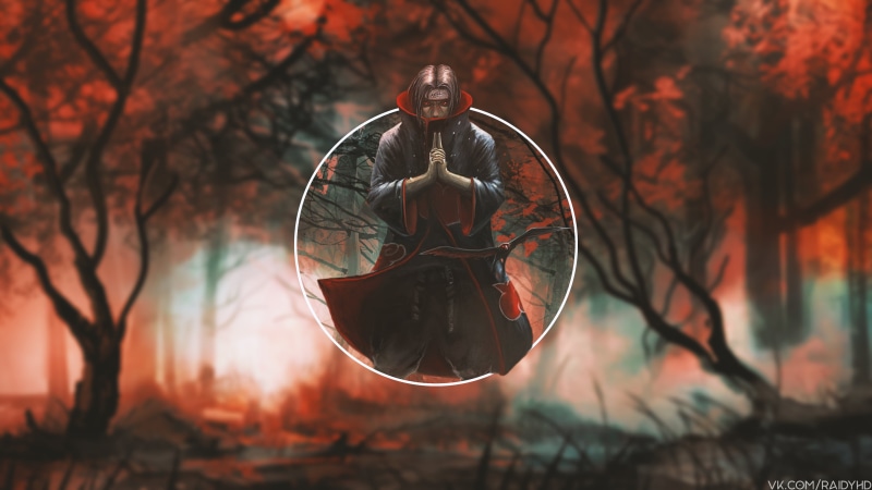 火影鼬神4K画中画壁纸 高清无水印