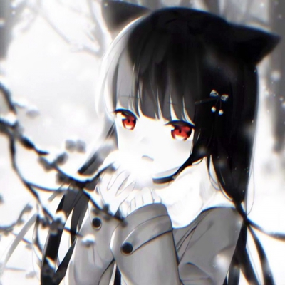 女生丧系黑白动漫头像合集，16张高清酷感头像直接抱走