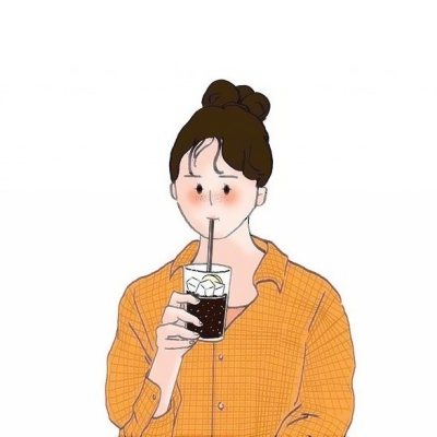 9张简约风手绘女生插画头像 高清唯美款