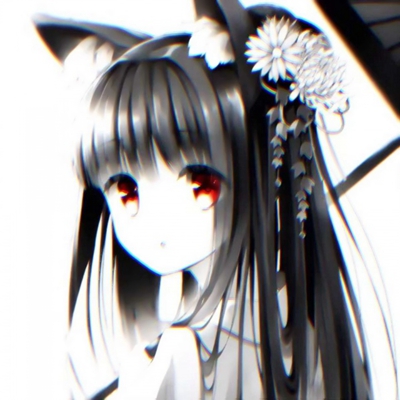 女生丧系黑白动漫头像合集，16张高清酷感头像直接抱走