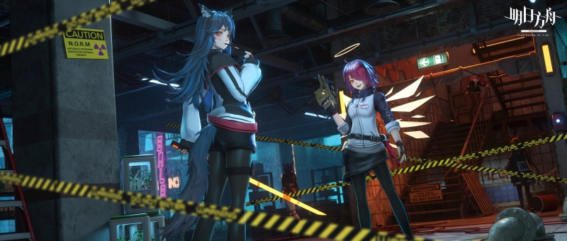 明日方舟同人壁纸合集 四位萌妹高清图