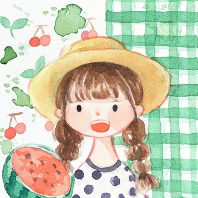 微信卡通手绘女生头像合集！9张高清可爱款任你挑