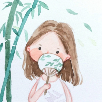 微信卡通手绘女生头像合集！9张高清可爱款任你挑