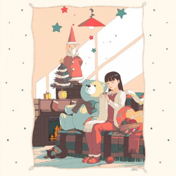 9张日常女生手绘插画头像 高清个性款直接存