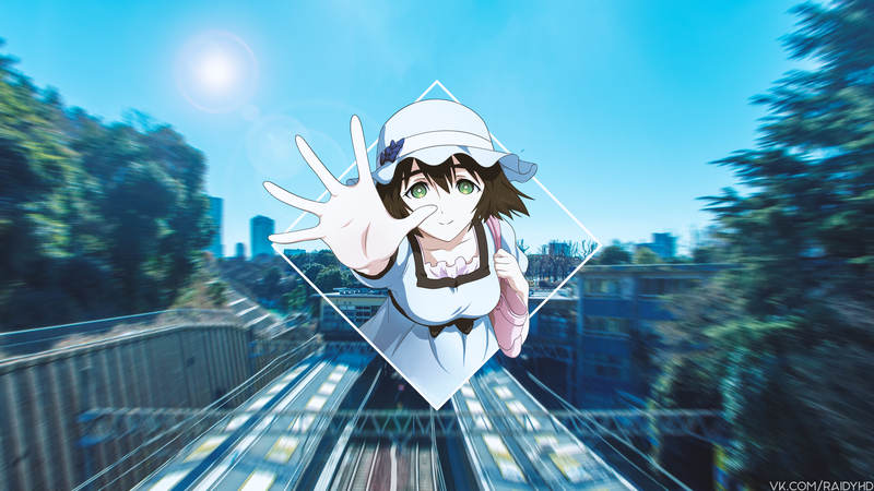 命运石之门经典角色壁纸合集！绿眸少女戴帽超吸睛