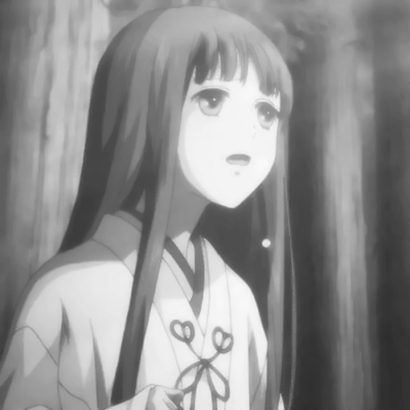 21张高清黑白丧系动漫女头像 自带伤感氛围感
