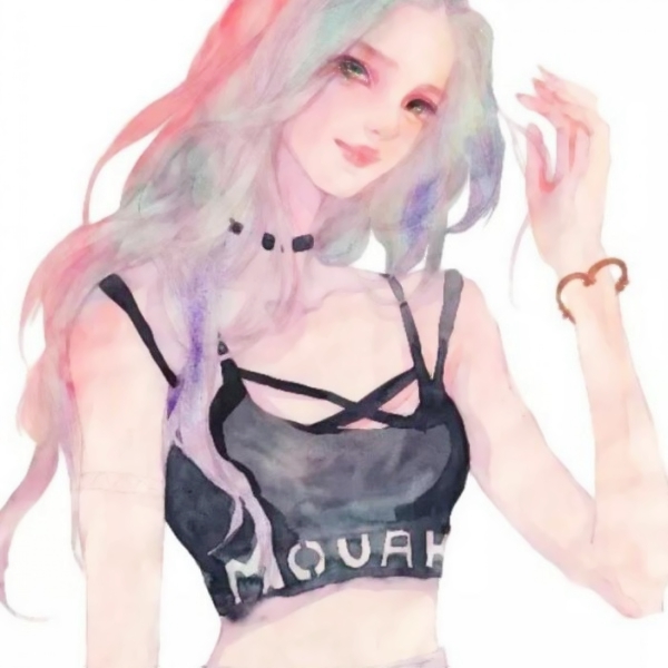 4张超清欧美个性手绘女生头像分享