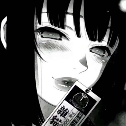 11张超丧黑白动漫女头 自带氛围感的暗黑忧郁头像