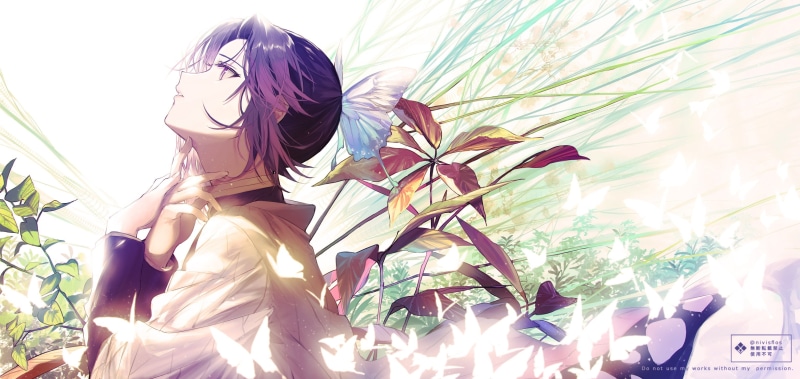 鬼灭之刃蝴蝶忍高清壁纸合集