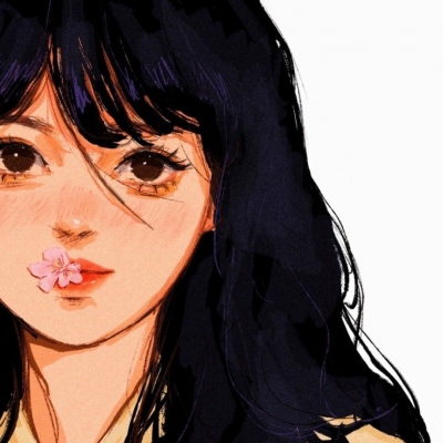 9张氛围感拉满的文艺漫画女生头像