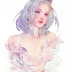 4张超清欧美个性手绘女生头像分享