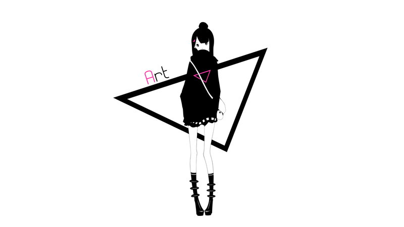 多款原创二次元少女壁纸合集 简约背景氛围感拉满