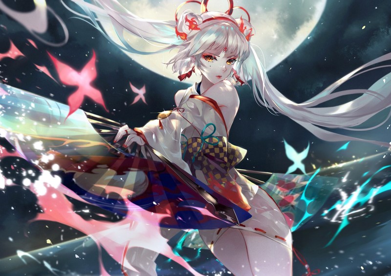 多款软萌二次元少女涂鸦壁纸