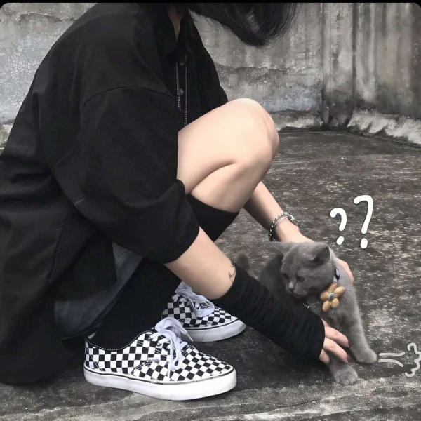 抱着猫不露脸的侧面女生头像 14张高清最新图